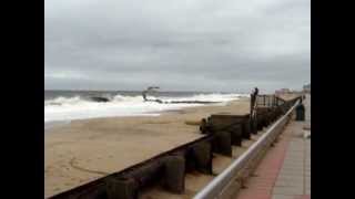 preview picture of video '24 Hours till Sandy's Landfall - Long Branch, NJ'