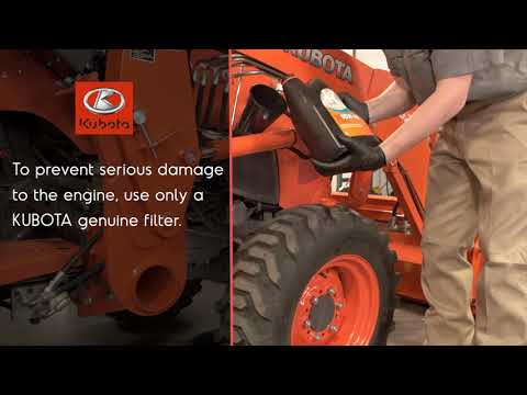 L3301 & L3901 Tractors &ndash; Oil, Filter Change: Know Your Kubota