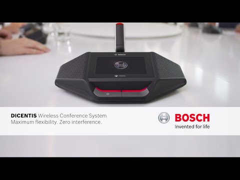 BOSCH DICENTIS Wireless Conference System