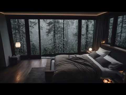 Rain SOunds for Sleeping | Open the window and Lie down in bed this rain will wash away your stress
