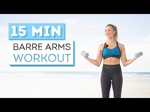 15 min BARRE ARMS WORKOUT | Lean and Toned arms