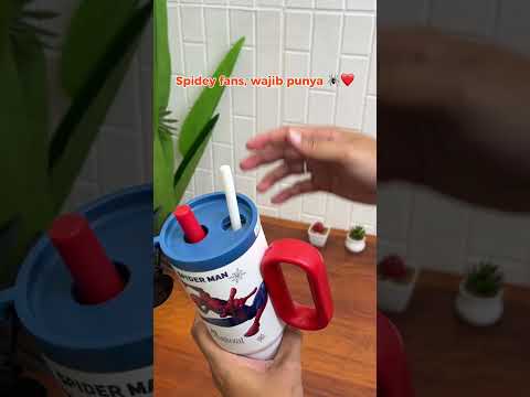 Gambar Disney Spider-Man Botol Vacuum Flask 2-in-1 Stainless Steel 316 500 ml - Mix