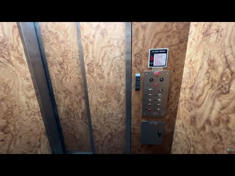 Dover Elevator with Rare VR Buttons at Waterfront plaza in Louisville, KY