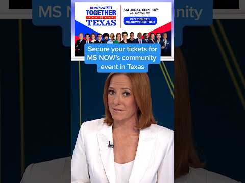 Secure your tickets for MS NOW’s community event in Texas!