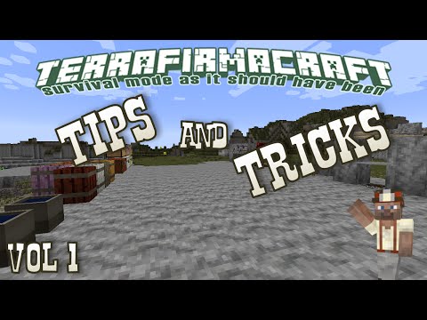 TerraFirmaCraft - Tips and Tricks - Quick and Nifty (Vol 1) [Build 79]