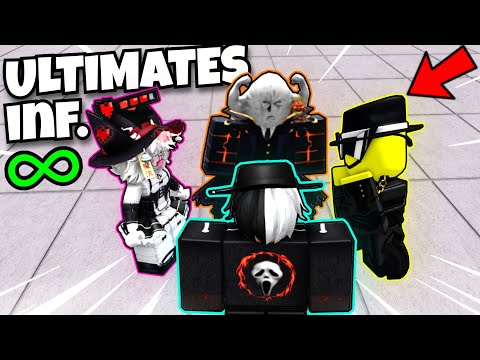 PVP of INFINITE ULTIS with 4 YOUTUBERS in SAITAMA BATTLEGROUNDS 😂
