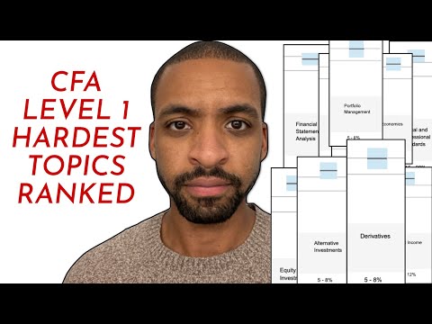 CFA LEVEL 1 - THE HARDEST TO EASIEST TOPICS (AS A LEVEL 2 CANDIDATE)