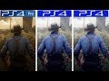 Red Dead Redemption 2 | PS4 Pro VS PS4 Slim VS PS4 | Graphics Comparison