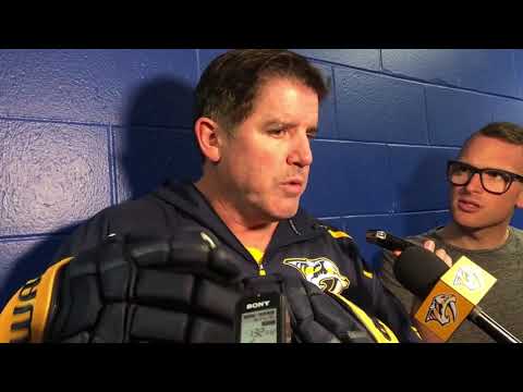 Predators coach Peter Laviolette on Pekka Rinne, Juuse Saros