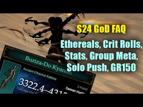 Season 24 GoD DH FAQ: Best Build, Ethereals & Stat Choices (with TL;DW)