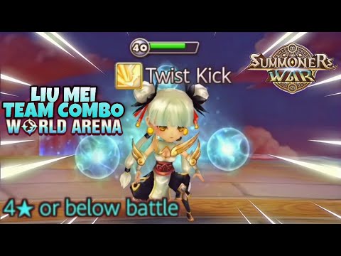 Liu Mei Team Combo in World Arena - Summoners War