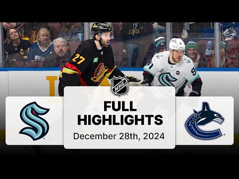 NHL Highlights | Kraken vs. Canucks | December 28, 2024