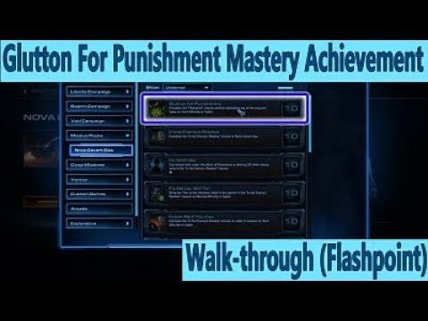 StarCraft 2: "Glutton For Punishment" Mastery Achievement Walk-through (Flashpoint)
