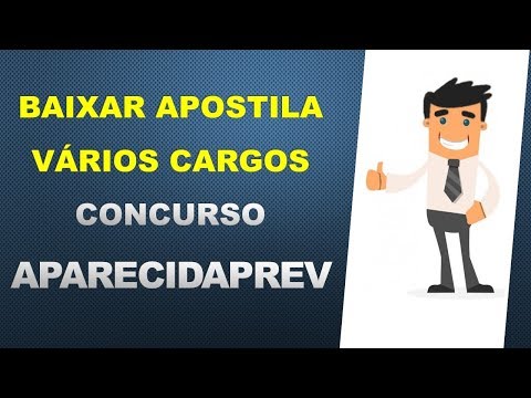 BAIXAR APOSTILAS Concurso APARECIDAPREV 2018