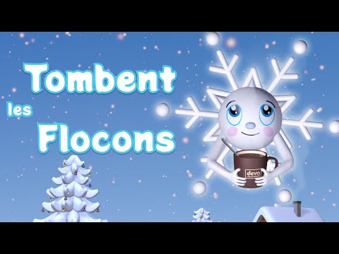 Tombent les flocons - Comptine de Noël pour les enfants avec paroles