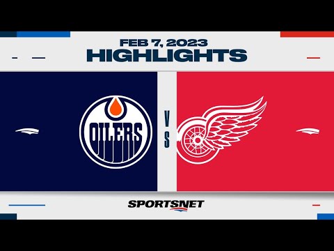 NHL Highlights | Oilers vs. Red Wings - February 7, 2023