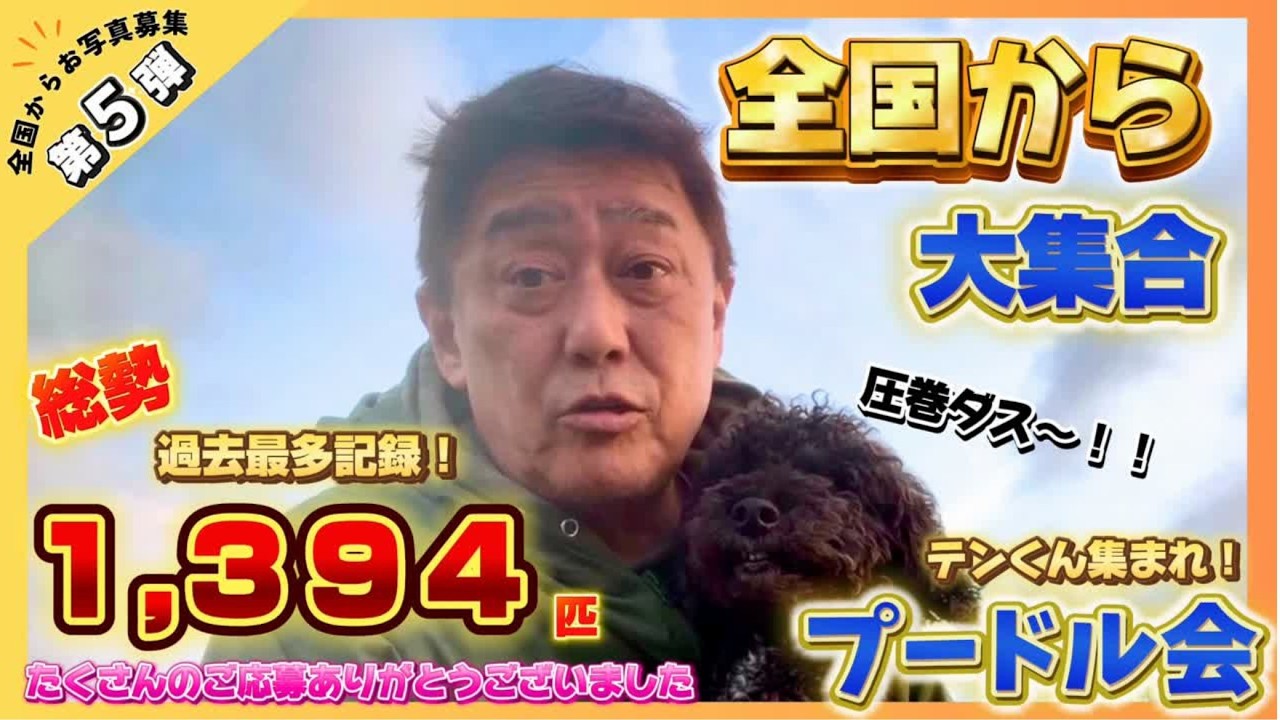 【全国から大集合！】プードル会🐩🐾