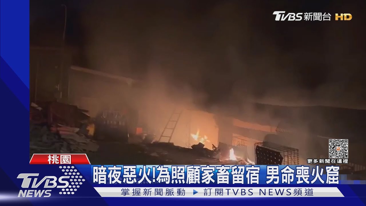 暗夜惡火！為照顧家畜留宿　男命喪火窟