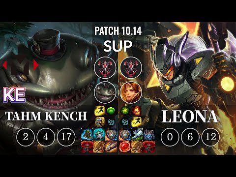 YM Ke Tahm Kench vs Leona Sup - KR Patch 10.14