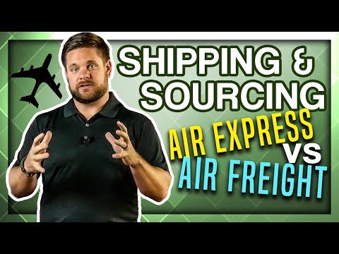 Part of a video titled Air Express vs Air Freight EXPLAINED! - Shipping & Sourcing - YouTube