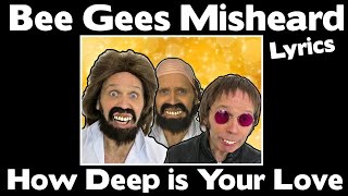 SO FUNNY!!! - Bee Gees Misheard Lyrics - How Deep is Your Love ?   (With Stevie Riks)
