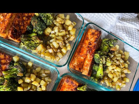 DELICIOUS Vegan Meal Prep 💪 - BBQ Tofu and Roasted Veggies