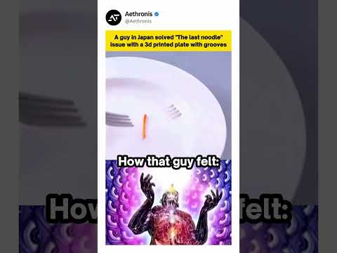 When Solving the “Last Noodle Problem” Becomes a Life Mission 🍜