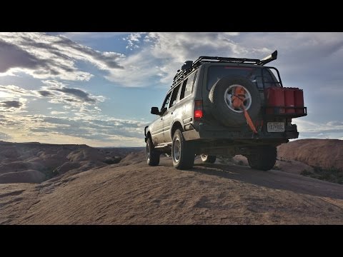Toyota FZJ80 Land Cruiser, 4Runner, and Chevy 1500 Offroad in Moab