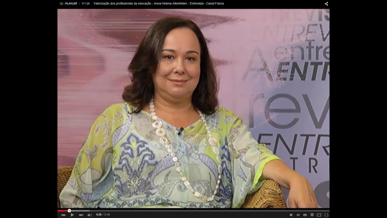 Valorização dos profissionais da educação - Anna Helena Altenfelder - Entrevista - Canal Futura