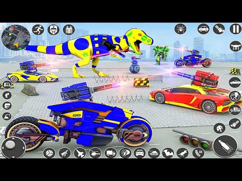 US Police Car Robot Jet Transformers Game 2024 || Android Gameplay