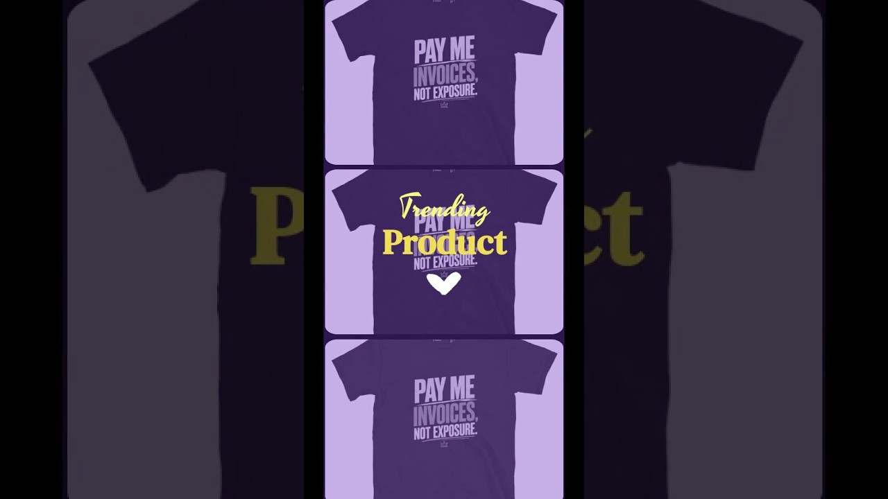 "Pay Me Invoices" Unisex Tee Shirt