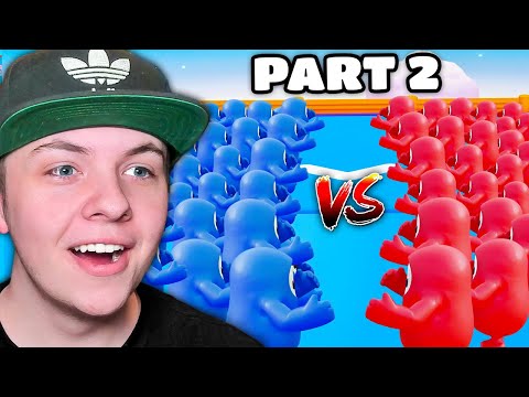 Fall Guys Blue vs Red Battle (PART 2)