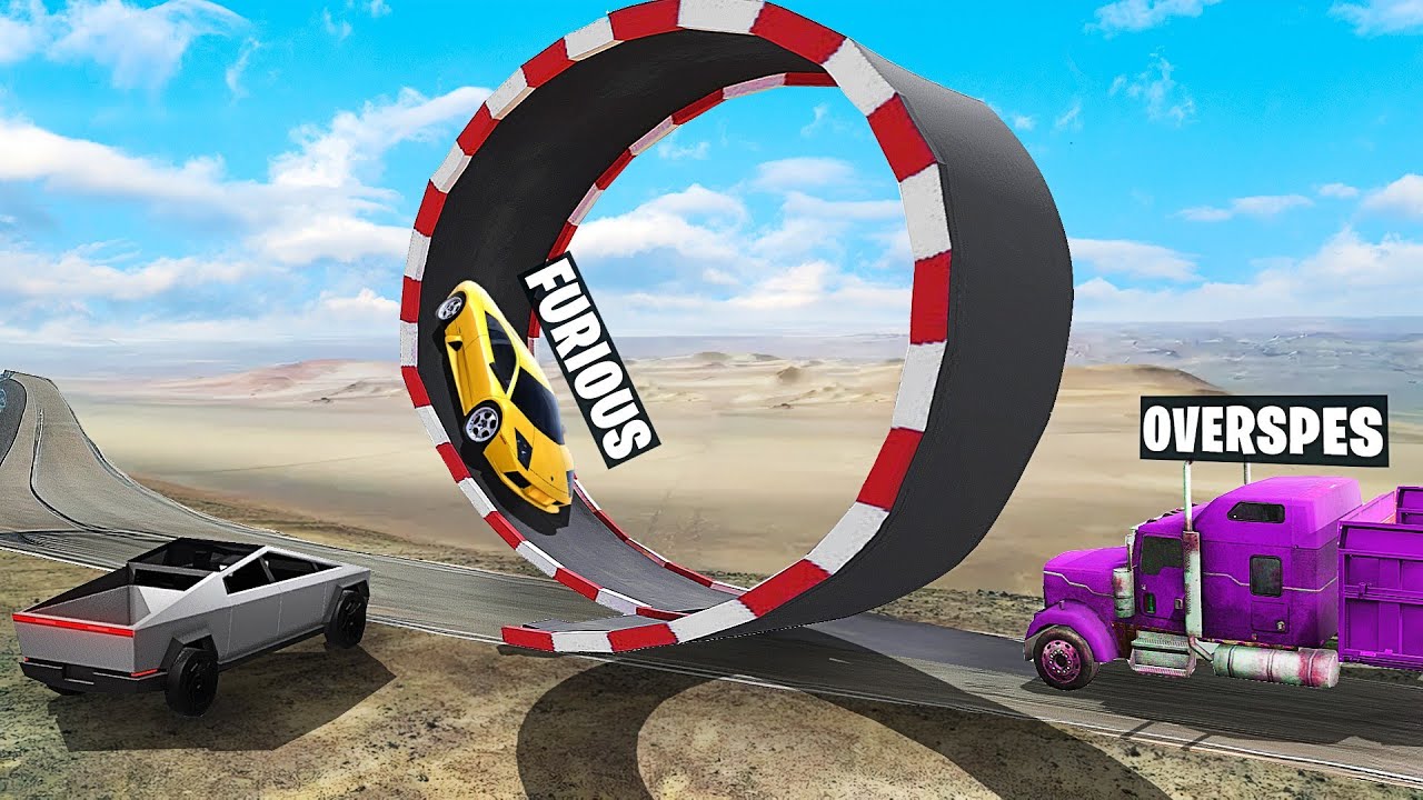 DEADLY LOOP! THE BIGGEST DEATH RAMP IN BeamNG.drive