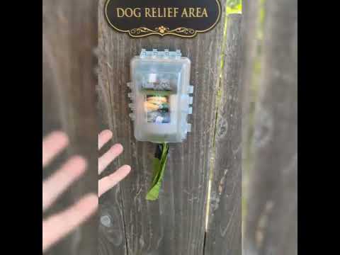 Outdoor Dog Poop Bag Dispenser for your yard