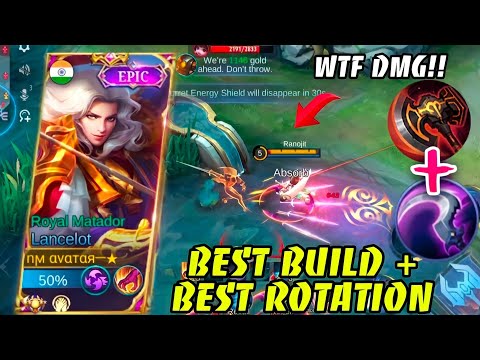 LANCELOT BROKEN BUILD IS FINNALLY HERE 🔥🔥|| MLBB.#mlbb #lancelot #lancelotgameplay