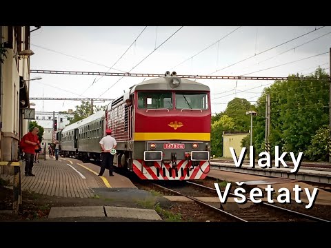 Vlaky Všetaty #1 25.5.2024 (ČD, ARR, RegioJet, KŽC a náklady)