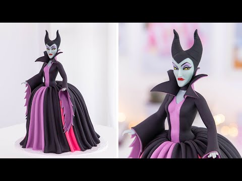 Disney Villains: MALEFICENT DOLL CAKE - Tan Dulce