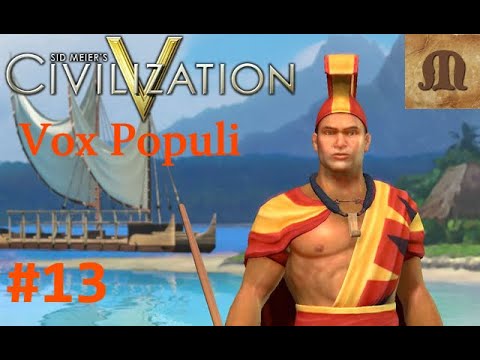Let's Play Civilization 5 Vox Populi - Polynesia ep.13 (deity, epic)