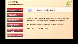 CBSE,ICSE,NCERT - Class 10 - Chemistry - Metallurgy Concentration of Ore
