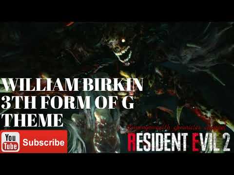 RESIDENT EVIL 2 REMAKE  OST -  WILLIAM BIRKIN 3RD MALFORMATION OF G THEME - EXTENTED VERSION