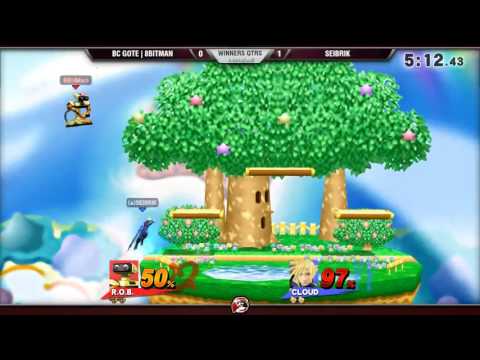 VS Weekly 8/4/16 - Winners Qtrs - 8Bitman (ROB) vs. Seibrik (Cloud) - Smash 4
