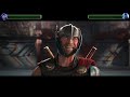 Thor vs. Hulk with healthbars
