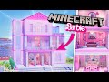I Built a DETAILED Barbie Dream House in Minecraft