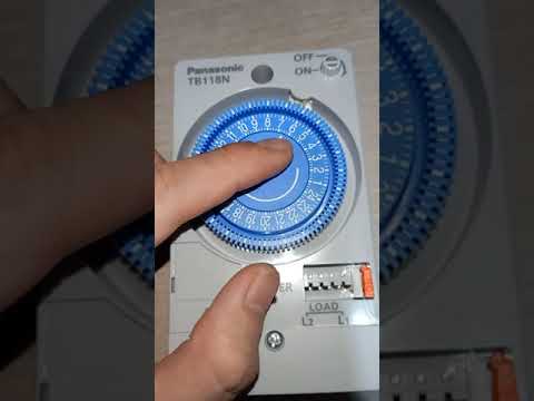 Hướng dẫn sử dụng timer 24h TB118 Panasonic .