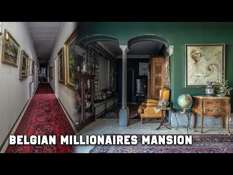 Abandoned millionaires mansion of a Belgian doctor (INCREDIBLE FIND)