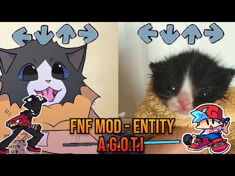 A.G.O.T.I but its Towel Cat VS ANIMATED TOWEL Cat? - Friday Night Funkin' Animation - FNF mod Entity