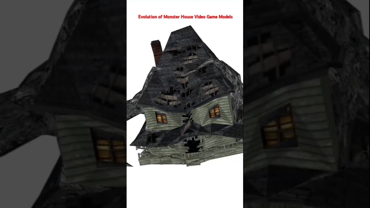 Every Monster House Models #prisma3danimation #animation #tests #monsterhouse