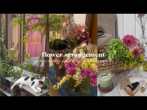 Yogyakarta Vlog: Finding a Hidden Gem! Self-Workshop at Ren Florist & Tea House Dear Eleanor 🌿✨