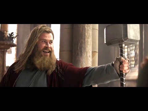 Thor meets his mom and gets his hammer back Scene - Avengers: Endgame (2019)