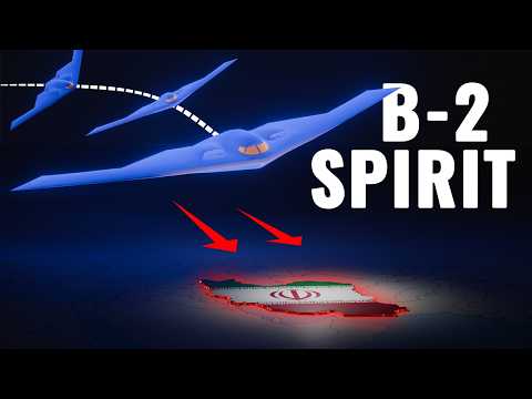 The plane the US used to attack Iran / The B-2 bomber